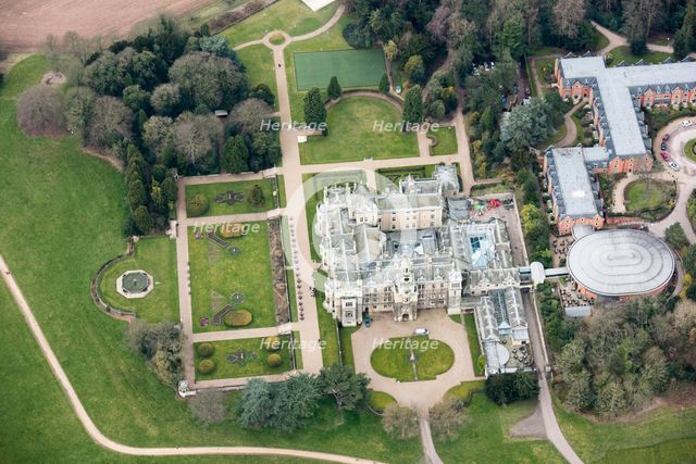 Thoresby Hall, country house turned hotel, built 1864-1871, Nottinghamshire, 2018. Creator: Emma Trevarthen.
