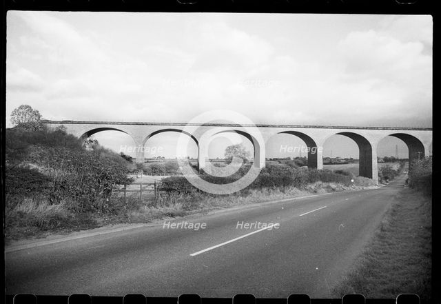 Thorpe Thewles Railway Viaduct, Grindon, Stockton-on-Tees, c1955-c1979. Creator: Ursula Clark.