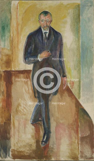 Thorvald Lochen, 1918. Creator: Edvard Munch.