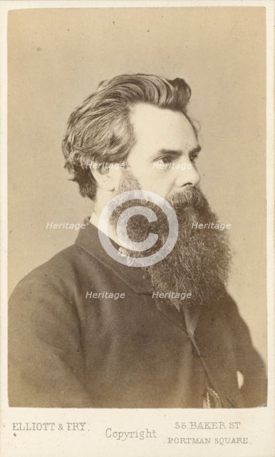 Thos. Woolner, c1865. Creator: Elliott & Fry.