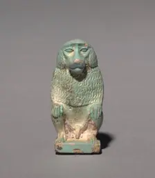 Thoth as Baboon, 664-305 BC. Creator: Unknown