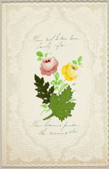 Thou Art to Me (valentine), c. 1840. Creator: George Meek