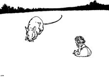Thou Poor Little Thing! Said the Field-Mouse c1930. Artist: W Heath Robinson