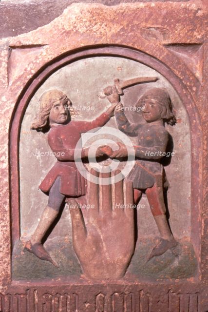 'Thou shall not kill',  The Ten Commandments, c20th century.  Artist: Unknown.