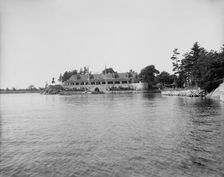 Thousand Island club house, Thousand Islands, c1901. Creator: Unknown