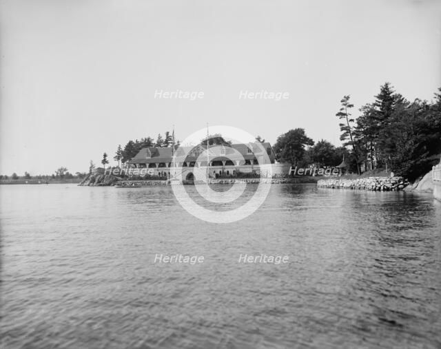 Thousand Island club house, Thousand Islands, c1901. Creator: Unknown.