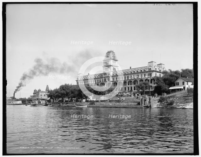 Thousand Island House, Alexandria Bay, c1902. Creator: William H. Jackson.