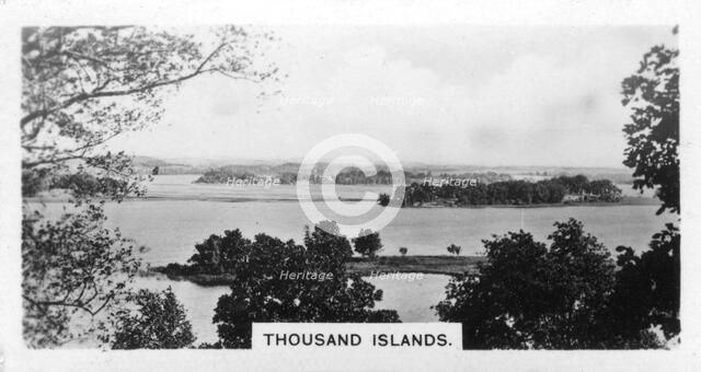 Thousand Islands, St Lawrence River, Canada, c1920s. Artist: Unknown