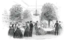 Thr Tea-Room, 1850. Creator: Unknown