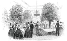 Thr Tea-Room, 1850. Creator: Unknown