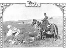 Threateners of Teheran: men who may capture the Shah - a mounted Bakhtiari, 1909. Creator: Unknown