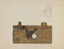 Thread Cutting Plane, 1937. Creator: Clarence Secor