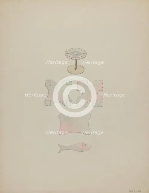 Thread Winds, c. 1937. Creator: Michael Fenga.