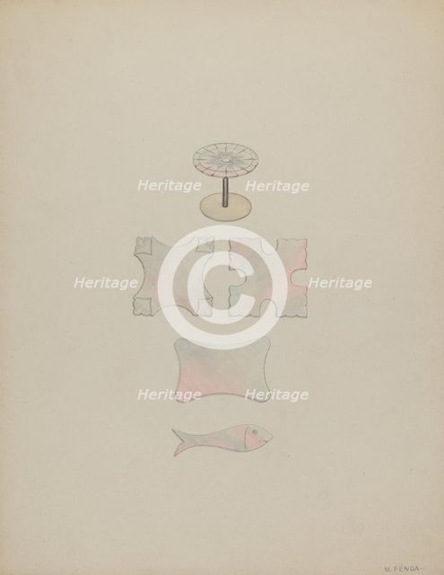 Thread Winds, c. 1937. Creator: Michael Fenga.
