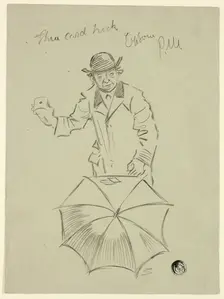 Three Card Trick, Epsom, n.d. Creator: Philip William May