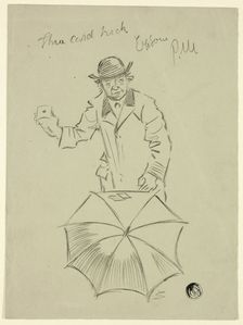 Three Card Trick, Epsom, n.d. Creator: Philip William May