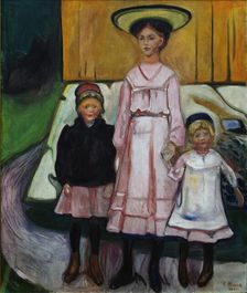 Three Children, 1905. Creator: Munch; Edvard (1863-1944)