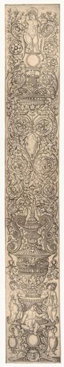 Three Children Blowing Horns, c. 1505-1512. Creator: Giovanni Pietro da Birago (Italian, active c. 1471-1513)