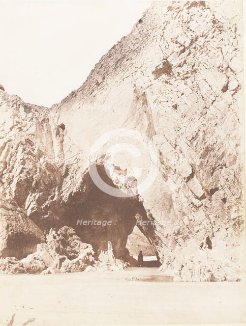 Three Cliffs Bay, 1853-56. Creator: John Dillwyn Llewelyn.