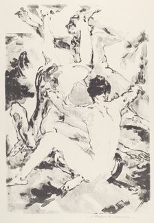 Three Acrobats, 1919-1920. Creator: Arthur Davies