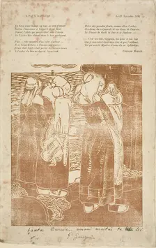 Three Breton Women with Infants, 1894. Creator: Armand Seguin