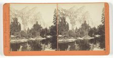 Three Brothers, 4480 ft., Yosemite, 1861/76. Creator: Carleton Emmons Watkins