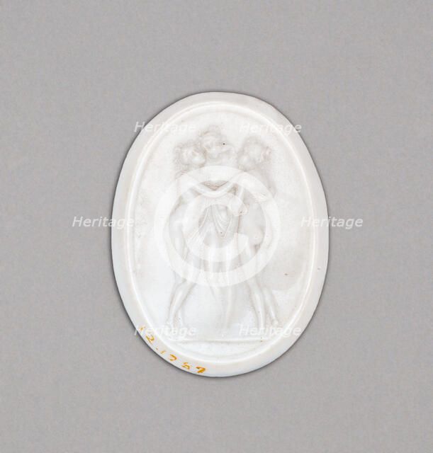 Three Graces, Scotland, Late 18th century. Creator: James Tassie.