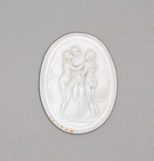 Three Graces, Scotland, Late 18th century. Creator: James Tassie