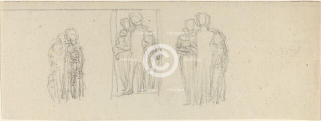 Three Groups of Figures (Parents and Children?). Creator: John Flaxman.