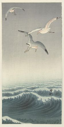 Three gulls. Creator: Ohara, Koson (1877-1945)