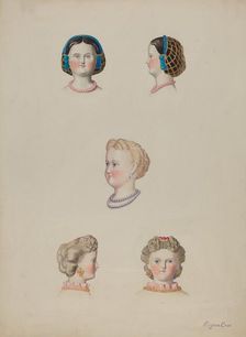 Three Dolls, c. 1938. Creator: Eugene Croe