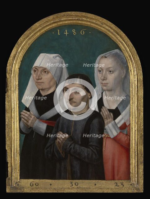 Three Donors, 1486. Creator: Master of the Saint Ursula Legend.
