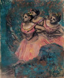Three Dancers in Red, 1896