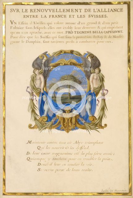 Three Emblems for Louis XIV, about 1663-1668. Creators: Jacques Bailly, Amable de Bourzeys, Nicolas Jarry.