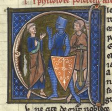 Three Estates: Cleric, Knight, and Peasant. From: Image du monde by Aldobrandino of Siena, ca 1285-1