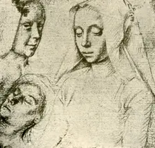 Three Female Heads late 15th-early 16th century, (1908). Creator: Gerard David