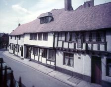 Three Fishes Inn, Shrewsbury, Shropshire, c1955. Creator: Arthur Charles Kirby Ware