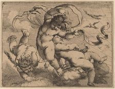 Three Flying Putti. Creator: Cornelis Schut I