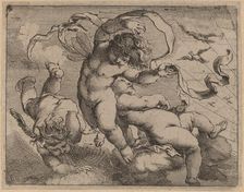 Three Flying Putti. Creator: Cornelis Schut I