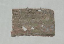 Three Fragments of Italian Gothic Silk, 1350-1399. Creator: Unknown