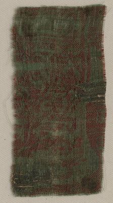 Three Fragments of Italian Gothic Silk, 1300s. Creator: Unknown