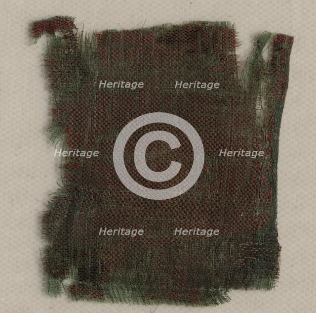 Three Fragments of Italian Gothic Silk, 1300s. Creator: Unknown.