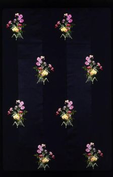 Three Fragments from Dress, France, c. 1885. Creator: Unknown