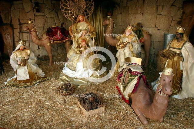 Three Kings, Nativity scene, Los Cristianos, Tenerife, Canary Islands, 2007.