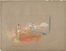 Three Horsemen, 1896. Creator: Arthur Davies