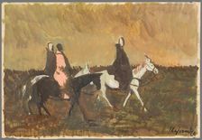 Three Horsemen, 1941. Creator: Cyprian Majernik