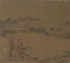Three Horsemen Hunting Wild Geese, 960-1279. Creator: Unknown