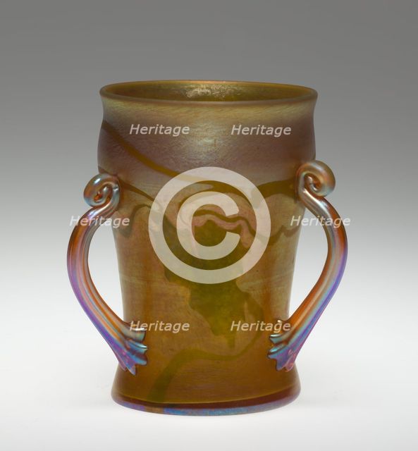 Three-Handled Cup, c. 1910-20. Creator: Tiffany Studios (American, 1902-1932).