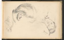 Three Heads, One of Madame Cézanne, 1882/1885. Creator: Paul Cezanne