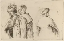 Three Hungarians. Creator: Stefano della Bella